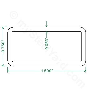 File:A513SteelRectangularTubing150x075x14Gauge.jpg